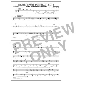 Pirates Of The Caribbean (Part 1) (arr. Brown) - Eb Baritone Sax