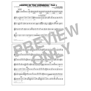 Pirates Of The Caribbean (Part 1) (arr. Brown) - 1st Bb Trumpet