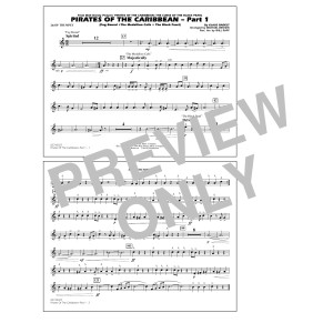Pirates Of The Caribbean (Part 1) (arr. Brown) - 2nd Bb Trumpet