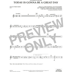 Today Is Gonna Be A Great Day - Mallet Percussion