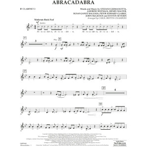 Abracadabra (arr. Chambers) - Bb Clarinet 2