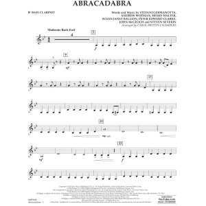 Abracadabra (arr. Chambers) - Bb Bass Clarinet