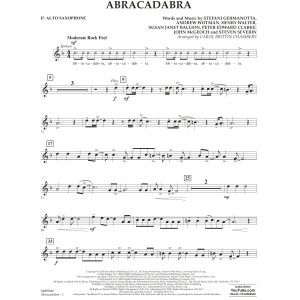 Abracadabra (arr. Chambers) - Eb Alto Saxophone
