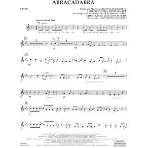 Abracadabra (arr. Chambers) - F Horn