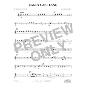Candy Cane Lane - Bb Tenor Saxophone