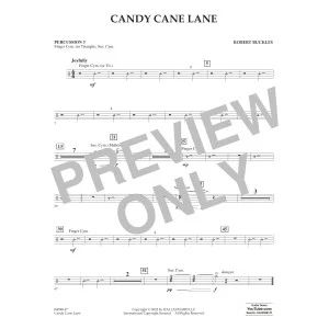 Candy Cane Lane - Percussion 3