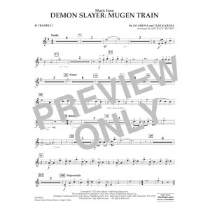 Music from Demon Slayer: Mugen Train (arr. Michael Brown) - Bb Trumpet 1