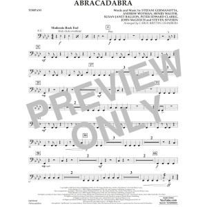 Abracadabra (arr. Chambers) - Timpani