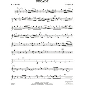 Decade - Bb Clarinet 2