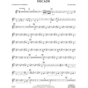 Decade - Eb Baritone Saxophone