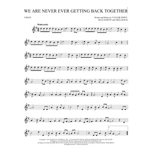 We Are Never Ever Getting Back Together