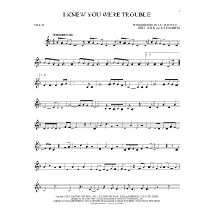 I Knew You Were Trouble