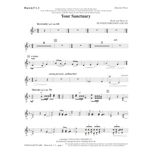 Your Sanctuary - F Horn 1 & 2