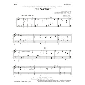 Your Sanctuary - Piano