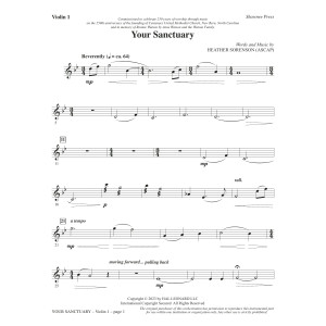 Your Sanctuary - Violin 1