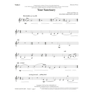 Your Sanctuary - Violin 2