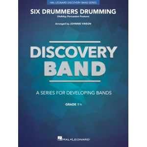 Six Drummers Drumming (Holiday Percussion Feature) - Conductor Score (Full Score)