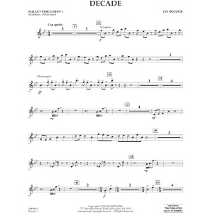 Decade - Mallet Percussion 1