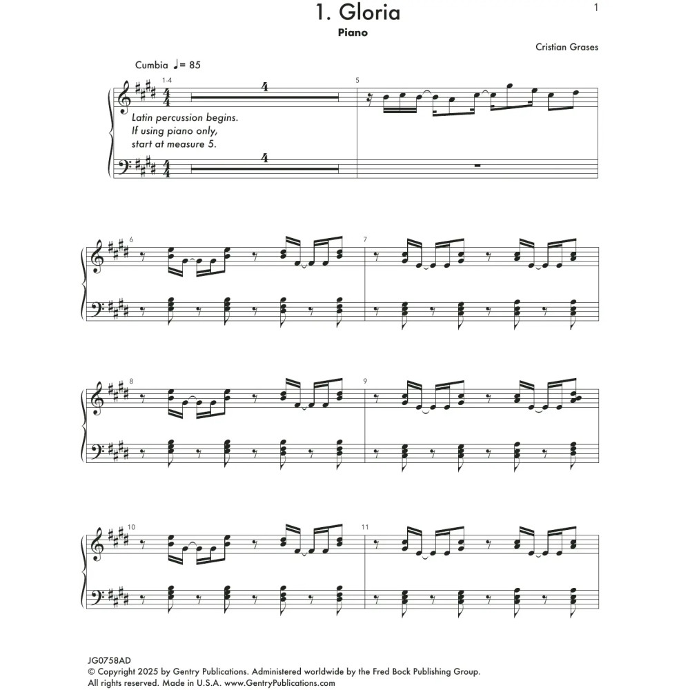 Gloria - Piano