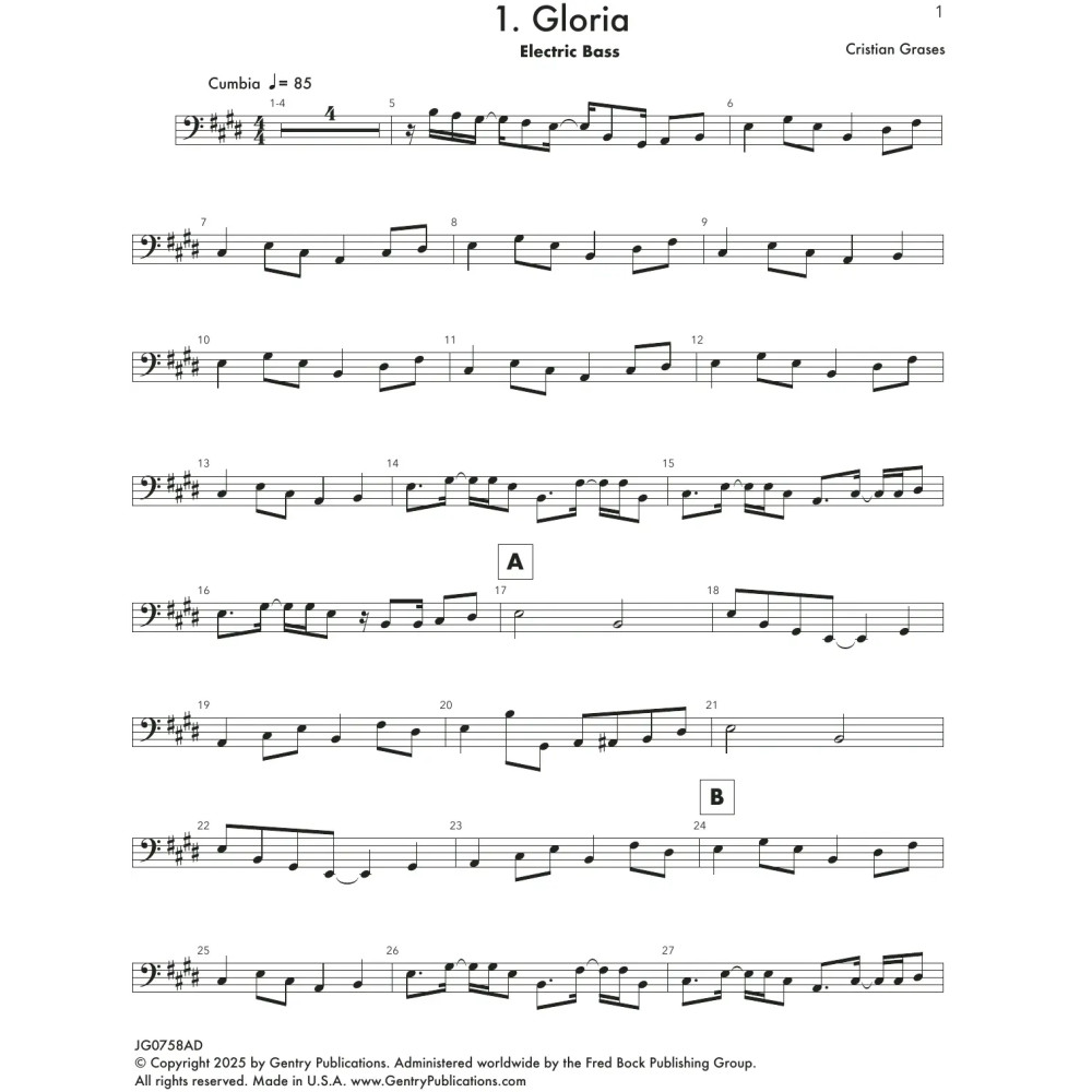 Gloria - Electric Bass
