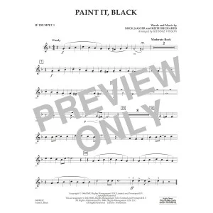 Paint It, Black (arr. Johnnie Vinson) - Bb Trumpet 1
