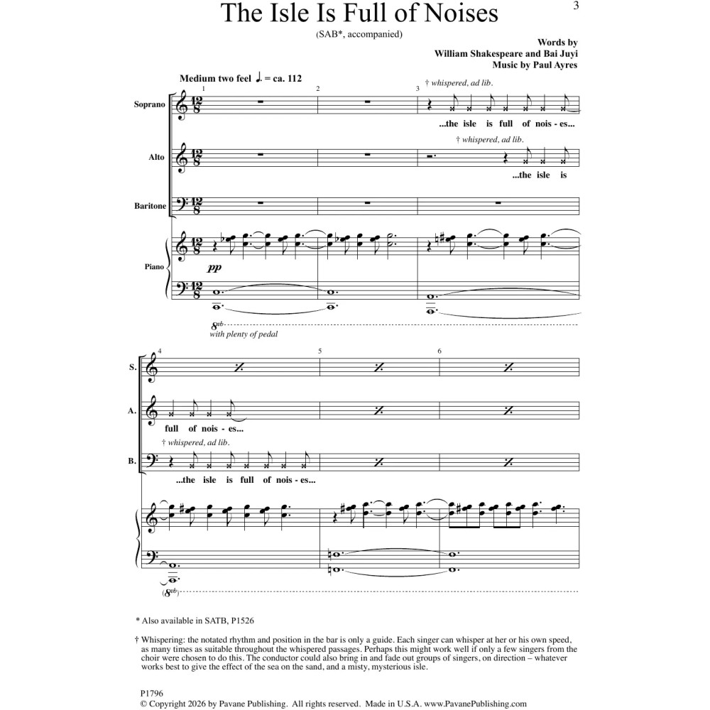 The Isle Is Full of Noises