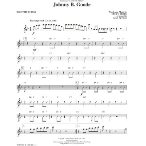 Johnny B. Goode (arr. Stan Pethel) - Electric Guitar