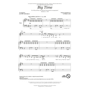Big Time (from Better Nate Than Ever) (arr. Jacob Narverud)