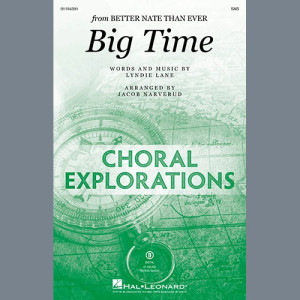 Big Time (from Better Nate Than Ever) (arr. Jacob Narverud) - Bass