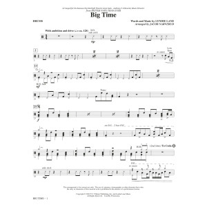 Big Time (from Better Nate Than Ever) (arr. Jacob Narverud) - Drums