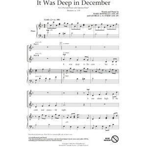 It Was Deep In December