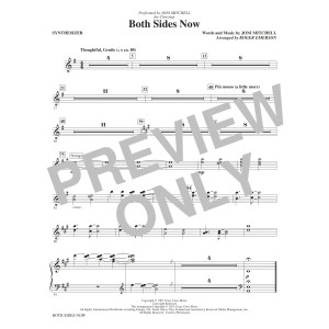 Both Sides Now (arr. Roger Emerson) - Synthesizer