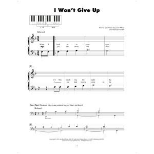 I Won't Give Up