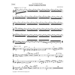 Sam Variations - Violin 1
