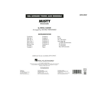 Misty (Emocionado) (arr. Michele Fernández) - Conductor Score (Full Score)