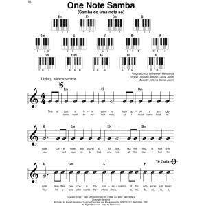 One Note Samba (Samba De Uma Nota Só)