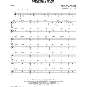 Destination Moon (arr. Kirby Shaw) - Guitar