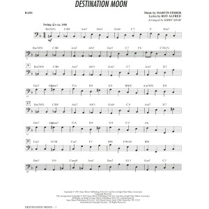 Destination Moon (arr. Kirby Shaw) - Bass