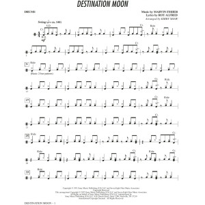 Destination Moon (arr. Kirby Shaw) - Drums
