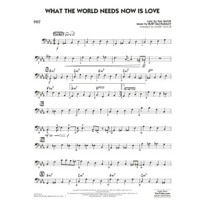 What The World Needs Now Is Love (arr. Mark Taylor) - Bass