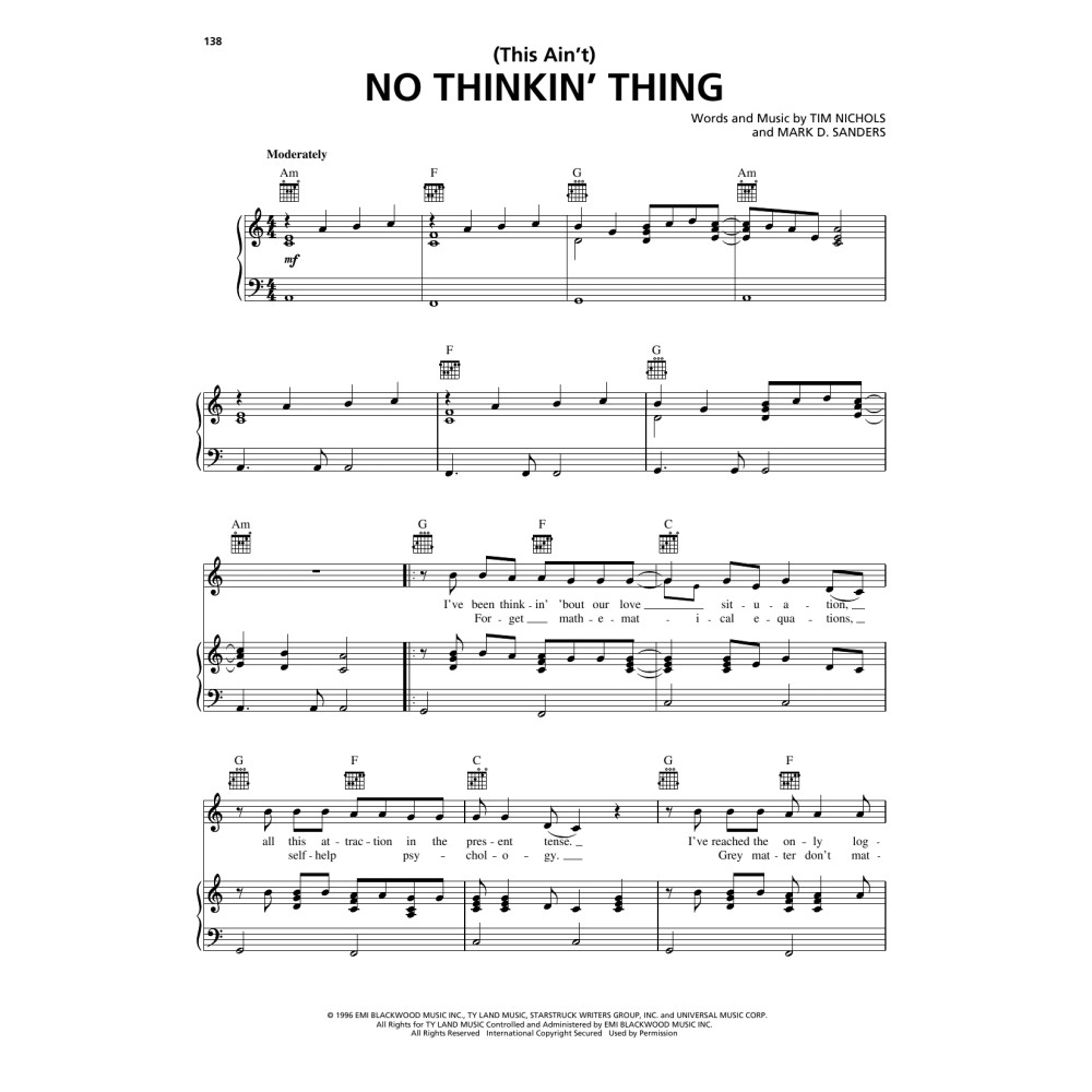 (This Ain't) No Thinkin' Thing