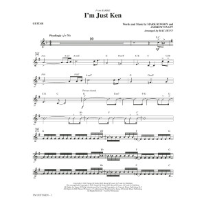 I'm Just Ken (from Barbie) (arr. Mac Huff) - Guitar
