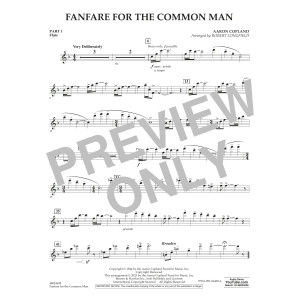 Fanfare For The Common Man (arr. Robert Longfield) - Pt.1 - Flute
