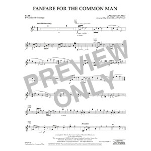 Fanfare For The Common Man (arr. Robert Longfield) - Pt.1 - Bb Clarinet/Bb Trumpet