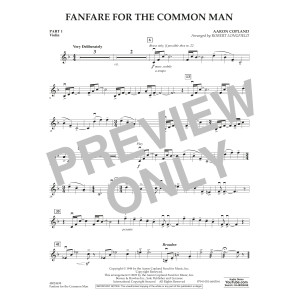Fanfare For The Common Man (arr. Robert Longfield) - Pt.1 - Violin