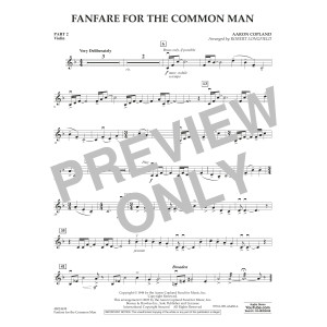 Fanfare For The Common Man (arr. Robert Longfield) - Pt.2 - Violin