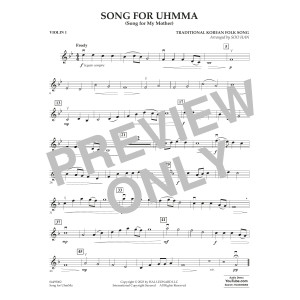 Song for UhmMa (Song for My Mother) (arr. Soo Han) - Violin 1