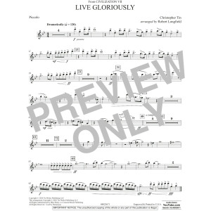 Live Gloriously (from Civilization VII) (arr. Robert Longfield) - Piccolo