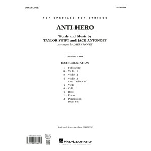 Anti-Hero (arr. Larry Moore) - Conductor Score (Full Score)