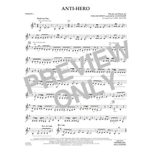 Anti-Hero (arr. Larry Moore) - Violin 2